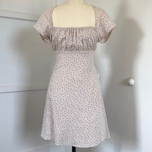 william b polkadot dress size M